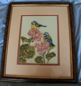 Birds and flowers