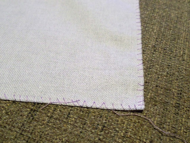 Whip Stitched Edges